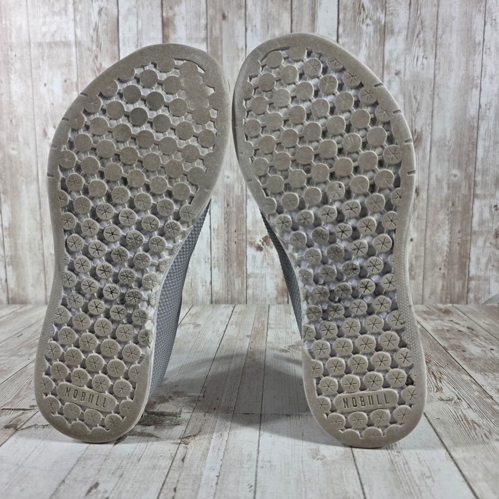 NOBULL Grey SuperFabric Trainer Womens 8.5 Mens 7 Low Top Cross Training Shoes - Picture 7 of 8